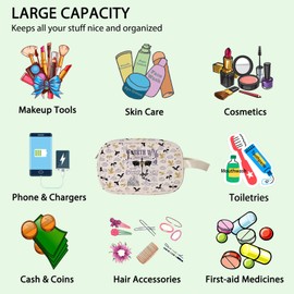 FW Merch FW Inspire Clear Makeup Bag Fly Or Die Quote Clear Cosmetic Bag Fantasy Reader Gift Dragon Rider Gift (Fly Or Die C-Makeup CA)