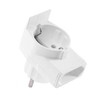 Combi Duplex Plug, 1 Euro & 1 Earthing Contact Plug,