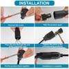 3 Wire Grounding Plug Extension Cord Straight Blade Adapter Replacement