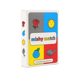 Niche Nation Games Mishy Match The Hardest Easy Game Ever - Mensa Award Winning Hilarious Party Game - Card Games for Adults and Teens - Unique Gift for Teens and Adults