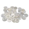 50 Nacar Natural Shell Buttons (River) – Sewing Accessories –
