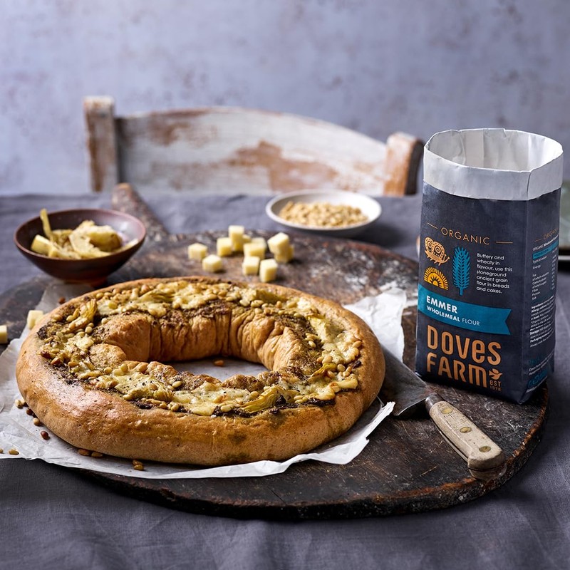Doves Farm Organic Emmer Wholemeal Flour | for Bread &