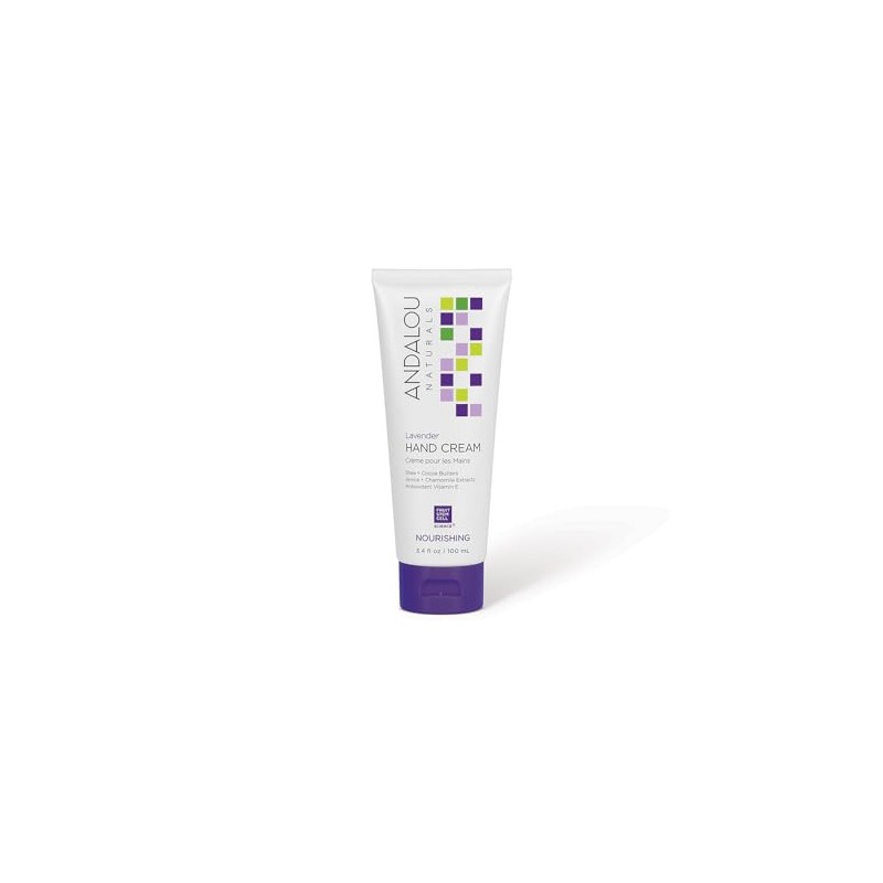 Andalou Naturals Lavanda Crema de Manos, 3,4 onza