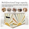 FDHSPAAM Boho Rainbow Sunshine Storage Bins Box with Handles, Abstract