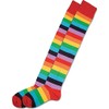 Unisex Adults Fancy Dress Accessory Rainbow Long Stripy Clown Xmas