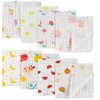 LUHIUMOYA Pack of 8 Muslin Wash Cloths Baby 100% Cotton