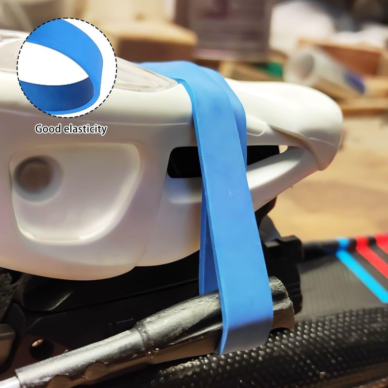 YSJCHEBS Pack of 25 Ski Bindings, Ski Accessories, Elastic Rubber