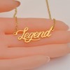 GR35Z9 Britney Name Necklace Gift for Her His Friend Fans
