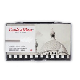 Conté à Paris - Juego de lápices de lápices de Dibujo de Carrés, Color Blanco HB