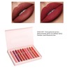 10PCS Matte Liquid Lipstick Makeup Set Waterproof Non Stick Cup