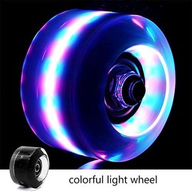 Paquete de 4 ruedas de 32 x 58 mm, 78 A, iluminadas, ruedas de patinaje con rodamientos instalados para interiores o exteriores, accesorios de patinaje y monopatín, 32 x 58 mm, 78A