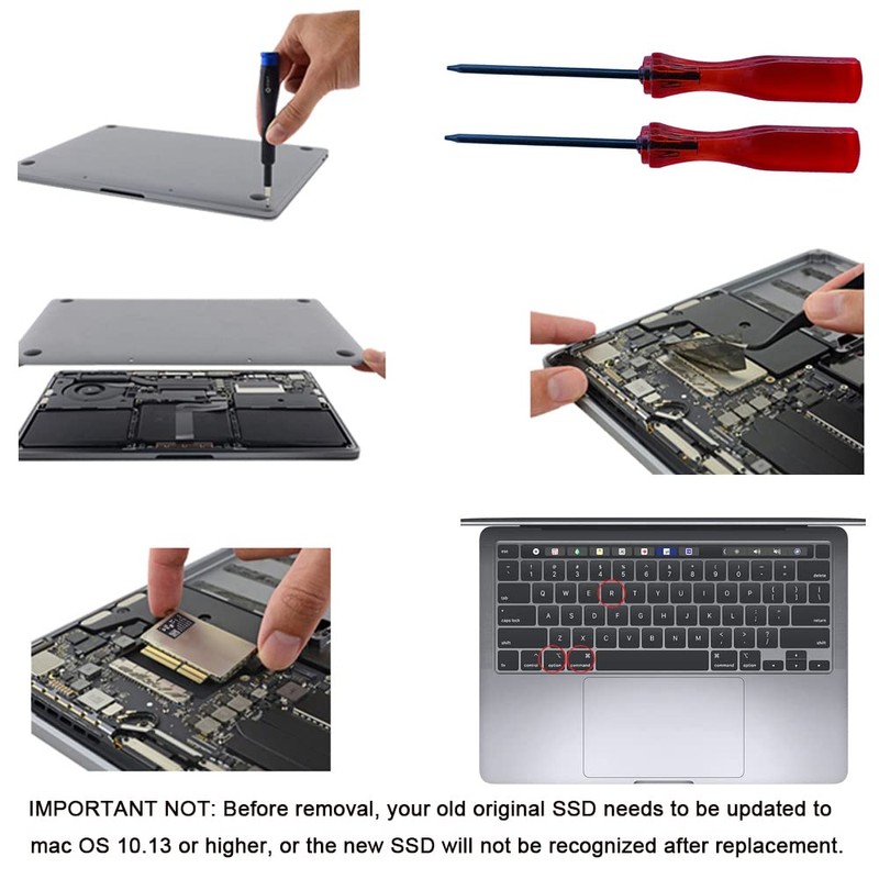 Dogfish 256GB SSD for MacBook NVMe PCIe Gen3x4 M.2, Internal