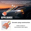 KVAEY 2 PCS H4 9003 HB2 Wiring Harness Headlight Socket,