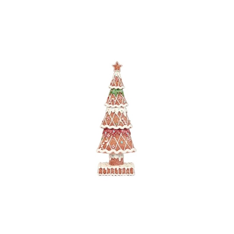 Three Kings Large Christmas Glitter Gingerbread Christmas Tree Table Top