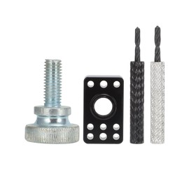 AUTOVIC Guitar Tuner Drill Jig for Pin-Mount 6-In-Line Machine Heads - Compatible with Fender Stratocaster/Telecaster & Squier Electric Guitars