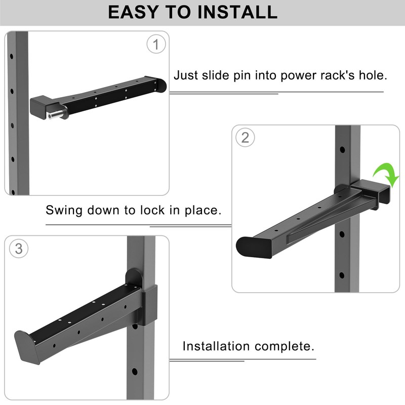 Lifeswell Heavy Duty Safety Spotter Arms for 2" x 2"