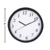 Rhode Island Novelty 9" Backwards Clock