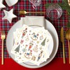 100Pcs Christmas Paper Napkins Nutcracker Disposable 2-Ply Napkins with Ballerinas,