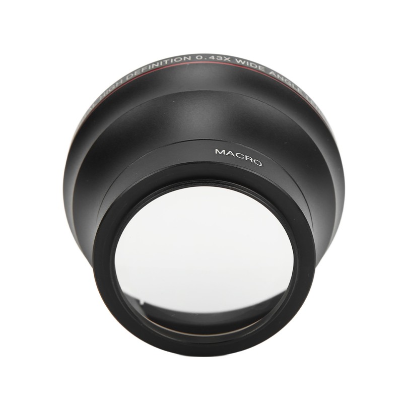 52mm 0.43X Wide Angle Lens Optical Glass Camera Lens with