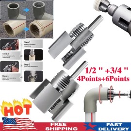 Unbranded 2pcs Integrated Internal & External Pipe Threading-Tool