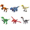 Anditoy 4 Pack Dinosaur Building Blocks Toys in Jumbo Eggs