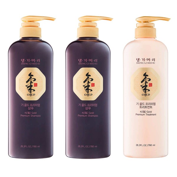Daeng Gi Meo Ri Ki Gold Premium Set (2 Shampoo and 1 Treatment)