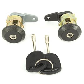 TarosTrade 60-0530-N-83741 Door Lock Cylinders Set Front With 2 Matching Keys