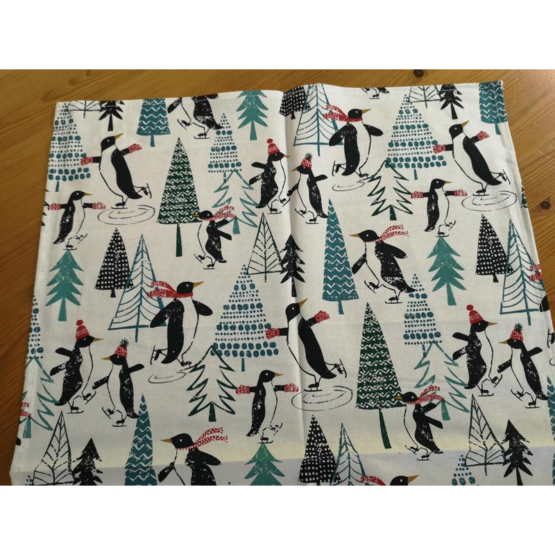 Ulster Weavers Penguins On Ice Cotton Tea Towel, Multicolor, 100Percent,