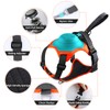Dog Harness with Retractable Leash 51.2”,2-in-1 Large & Medium Dog