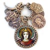 St. Raphael Archangel, The Healer, Keychain, Necklace or Clip, Patron