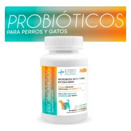 Probiótico Para Perro Probiotico En Tableta Masticable 60 Pz