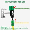 CaLeQi Tap Hose Connector for Garden Bathroom Kitchen Indoor Outdoor