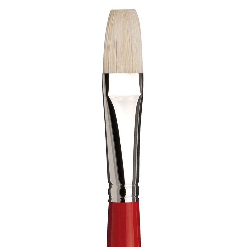 Da Vinci 7023 Series Oil Painting Brush, 20, Bristles, Red,