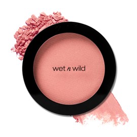 Wet n Wild Color Icon Rubor en Polvo Rosa Pinch Me Pink, Blush Rosa Suave de Alta Pigmentación y Larga Duración, Textura Sedosa y Difuminado Fácil... 