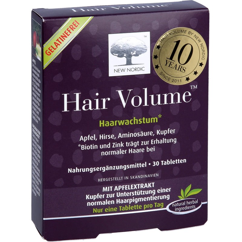 New Nordic Hair Volume Tablets Pack of 30