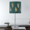 Set of 2 Dark Green Table Lamp Shades, Lampshades for