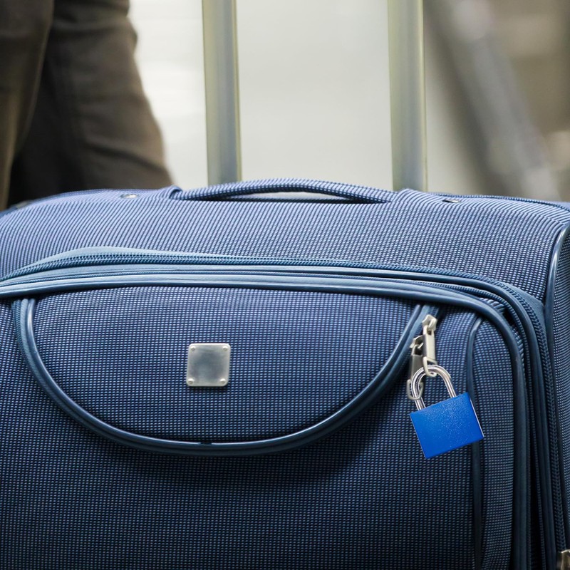 2 Pack Luggage Locks, Mini Suitcase Locks with Keys, Multicolor