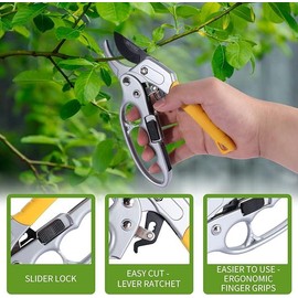MEPEREZ premium Germany garden clippers, Work 3 times easier, Arthritis weak hand snips