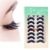 False Eyelashes Natural Eyelashes Wispy lashes D Curl Volume &Thick