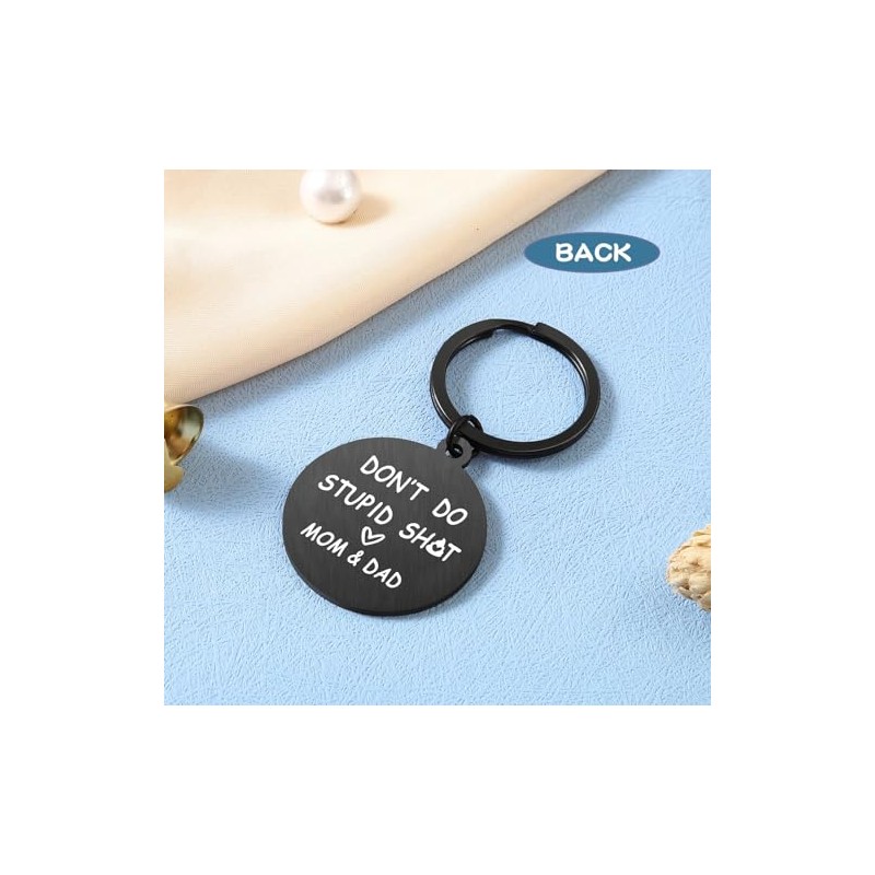 Jvvsci Inspirational Gift for Teenage Son Encouragement Keychain from Dad