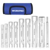 WORKPRO 9-Piece Shower Valve Socket Wrench Set with Bar Handle,