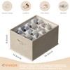 FHSQX 2 Pack Shoe Organizer for Closet,Foldable Shoe Organizer,Fits up