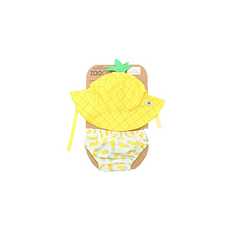 Zoocchini - Baby Costume and Hat - Multicoloured (Pineapple) -