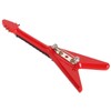Guitar Brooch Pin Simulation Innovative Hand Crafted Red V Mini
