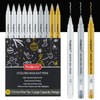 PANDAFLY Gold Silver White Gel Pens, 10 Pack, 1mm Extra
