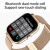 SEND UP Ultra-Thin Smart Watch 1.69 Inches Square Screen Bluetooth