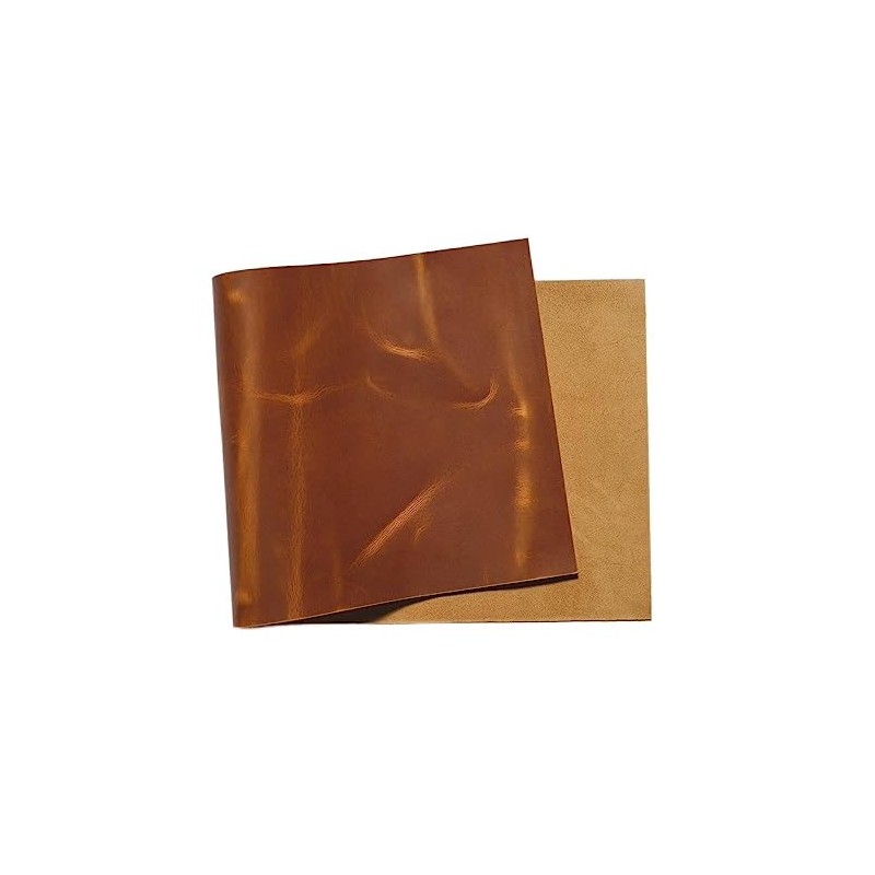 Buckleguy.com La Bretagna Leather, Cowboy, Panel, Marmalade