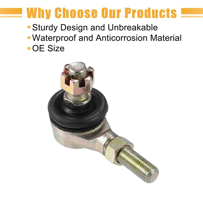 X AUTOHAUX 9cm 3.54" Steering Tie Rod End Tie Rod