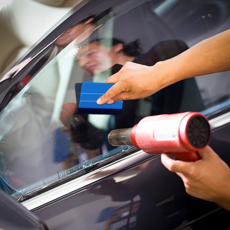 Felt Edge Squeegee, Shackcom 4 Inch Car Vinyl Wrap Tool,