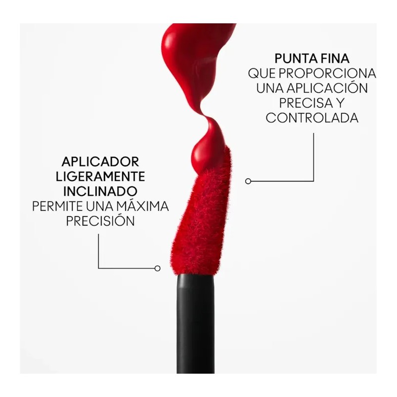 Mac Labial Lquido Locked Kiss Ink Color Coral Oscuro